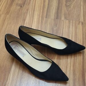 Michael Kors Elegant Black Suede Kitty Cat Hill